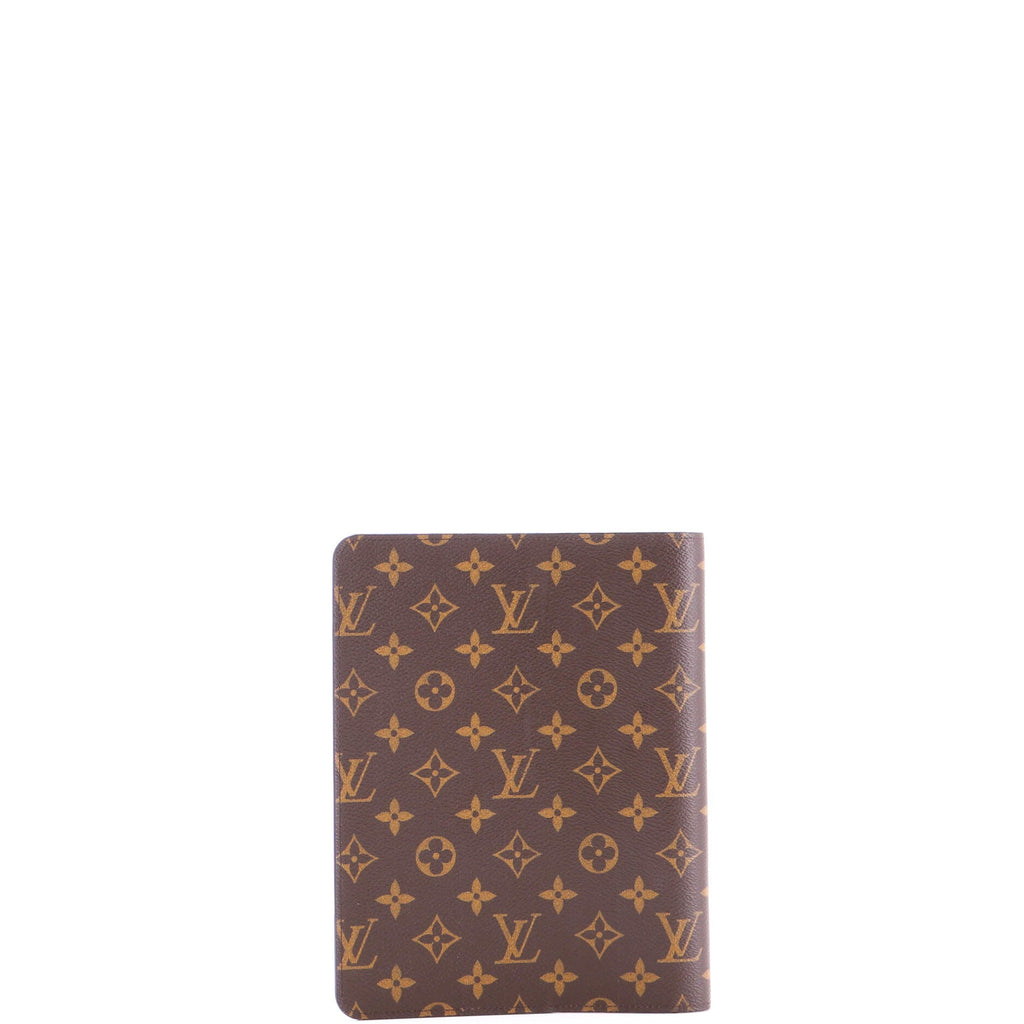 Desk Agenda Cover Monogram Canvas