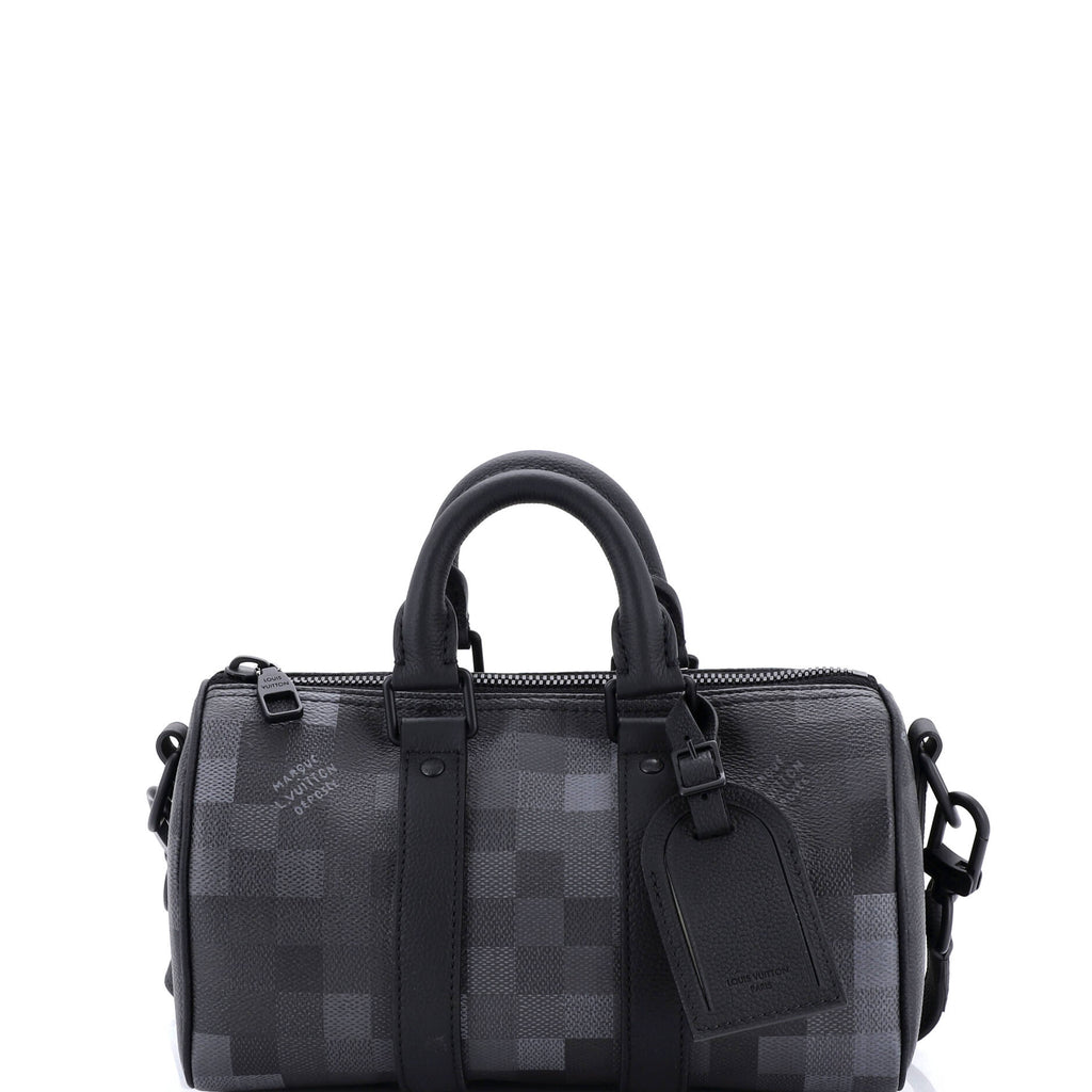 Keepall Bandouliere Bag Damoflage Canvas 25
