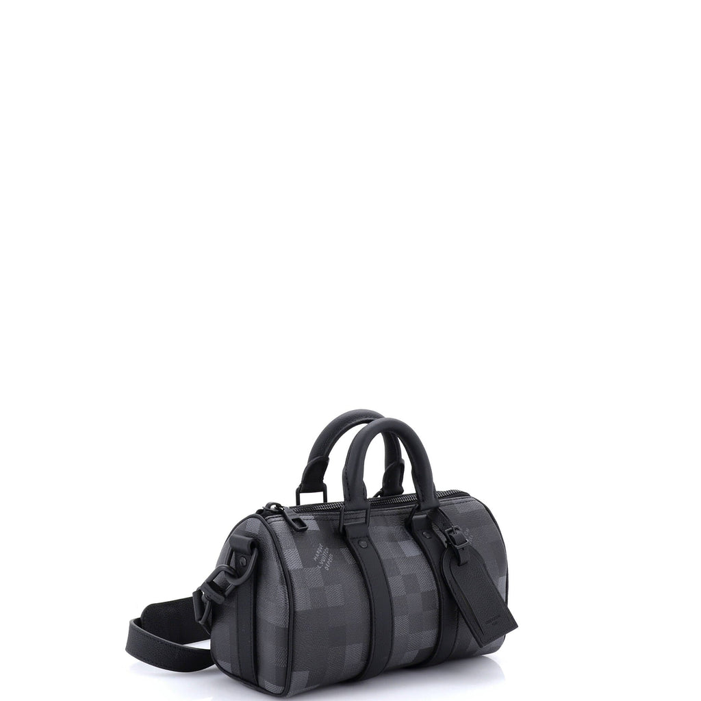 Keepall Bandouliere Bag Damoflage Canvas 25