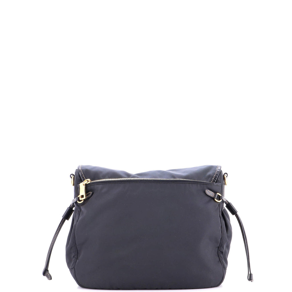 Double Buckle Flap Camera Bag Tessuto Medium