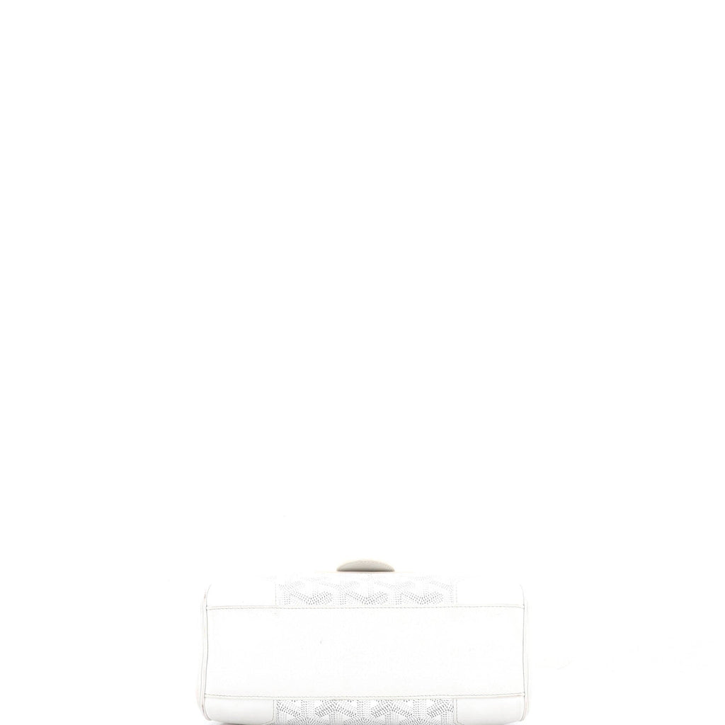 Saigon Top Handle Bag Coated Canvas with Leather Mini