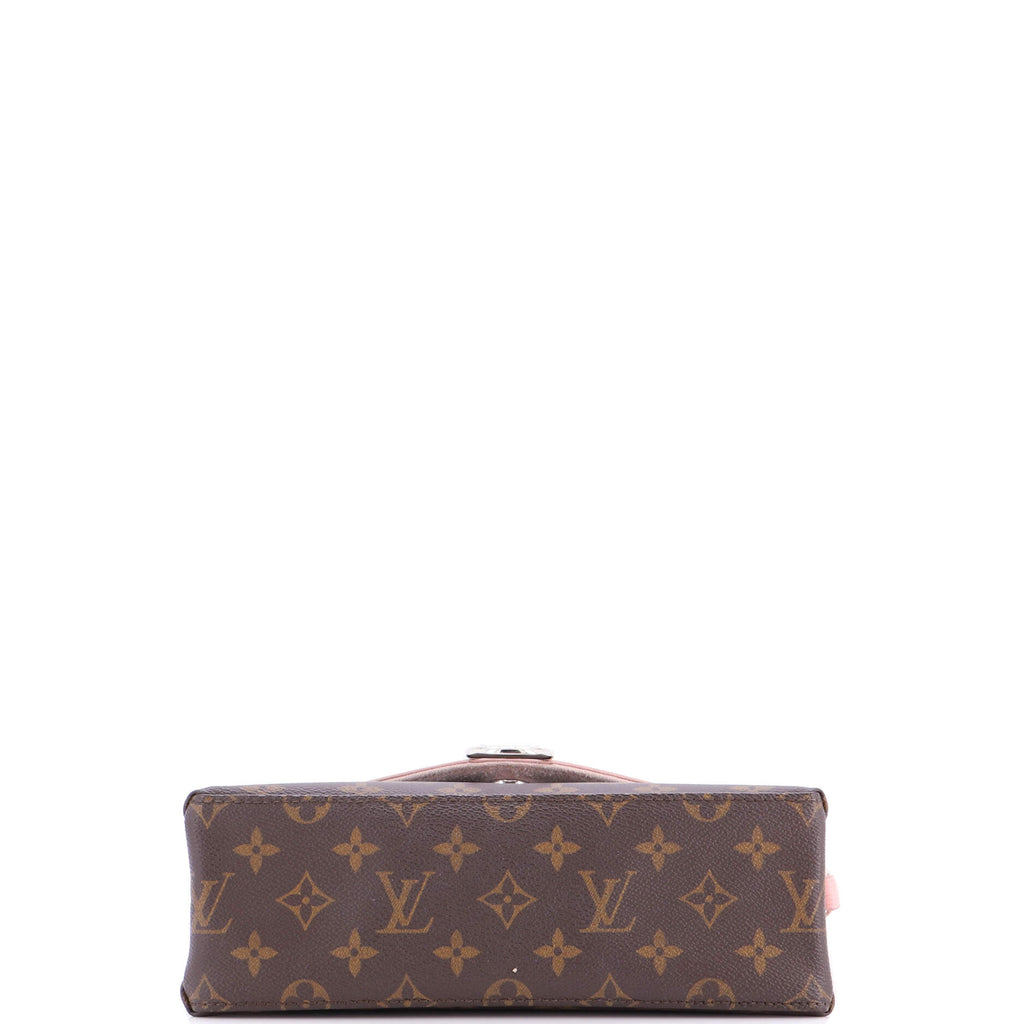 Saint Michel Handbag Monogram Canvas and Epi Leather