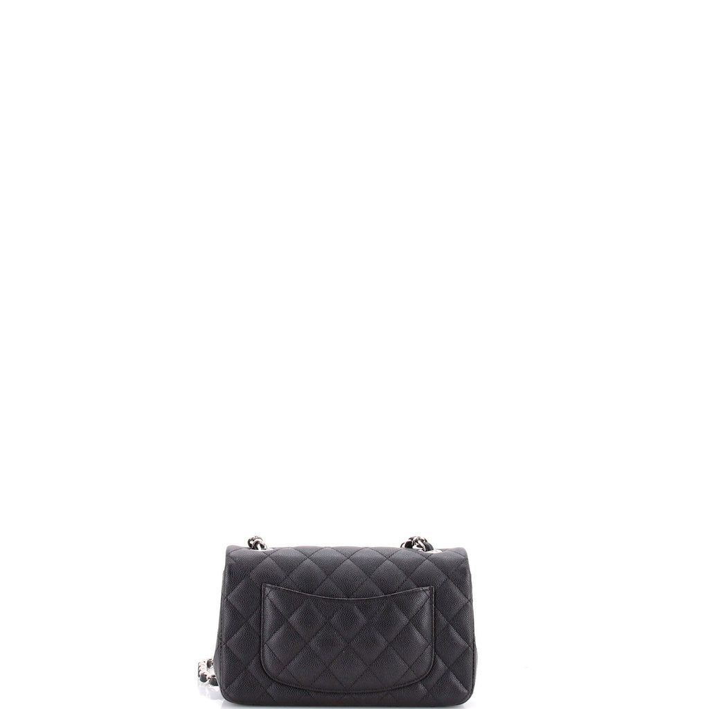 Classic Single Flap Bag Quilted Caviar Mini