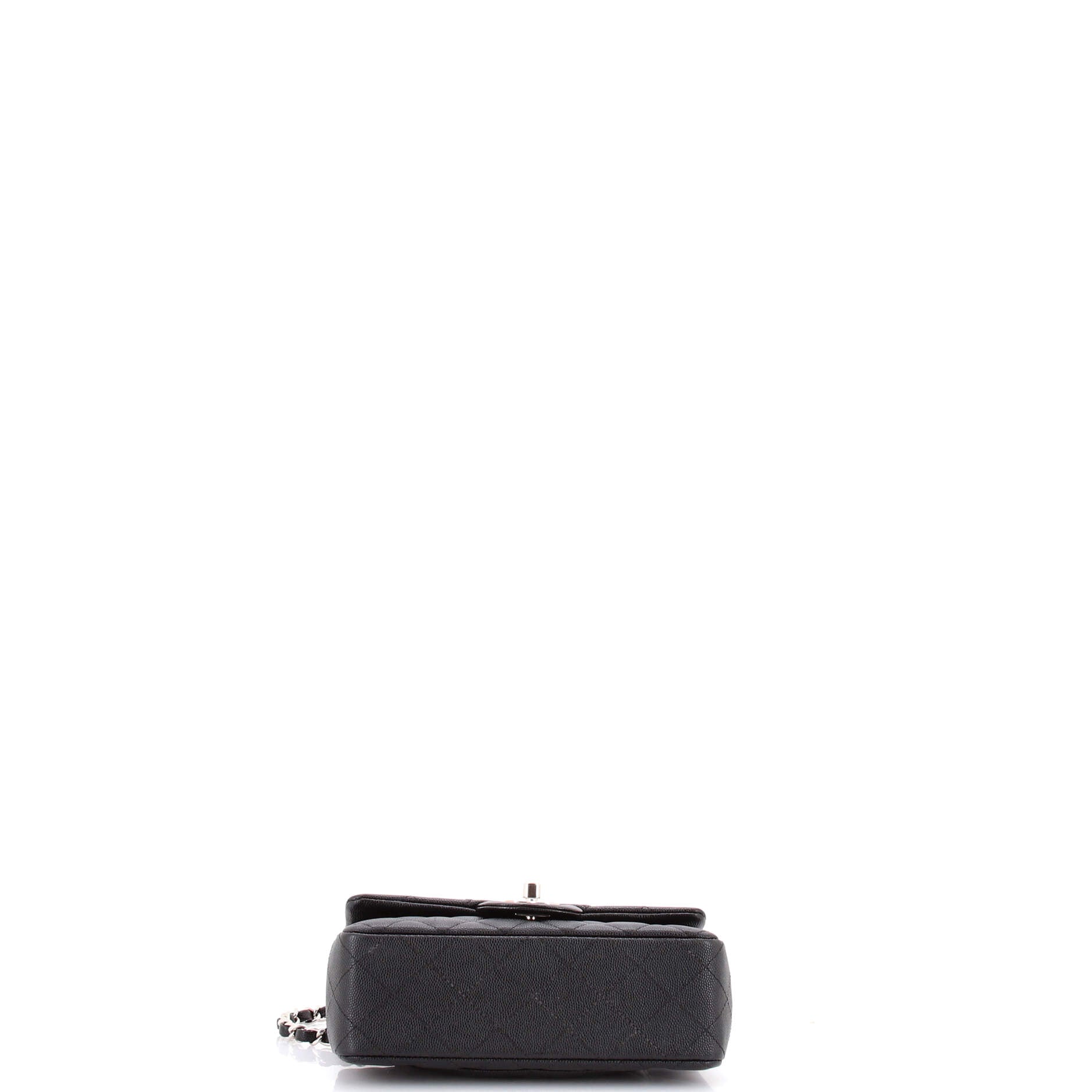 Classic Single Flap Bag Quilted Caviar Mini