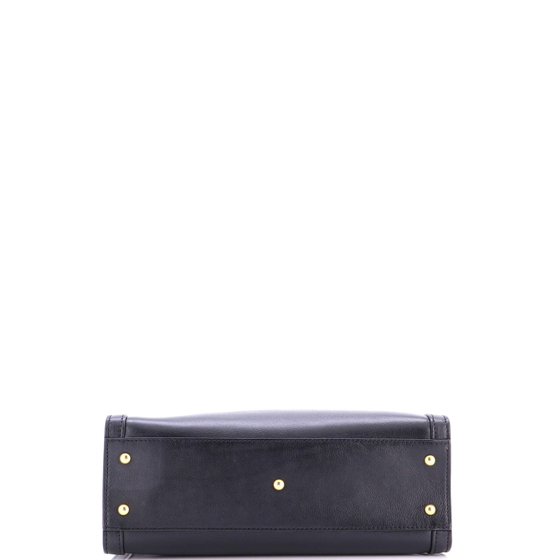 Diana NM Bamboo Handle Tote Leather Small