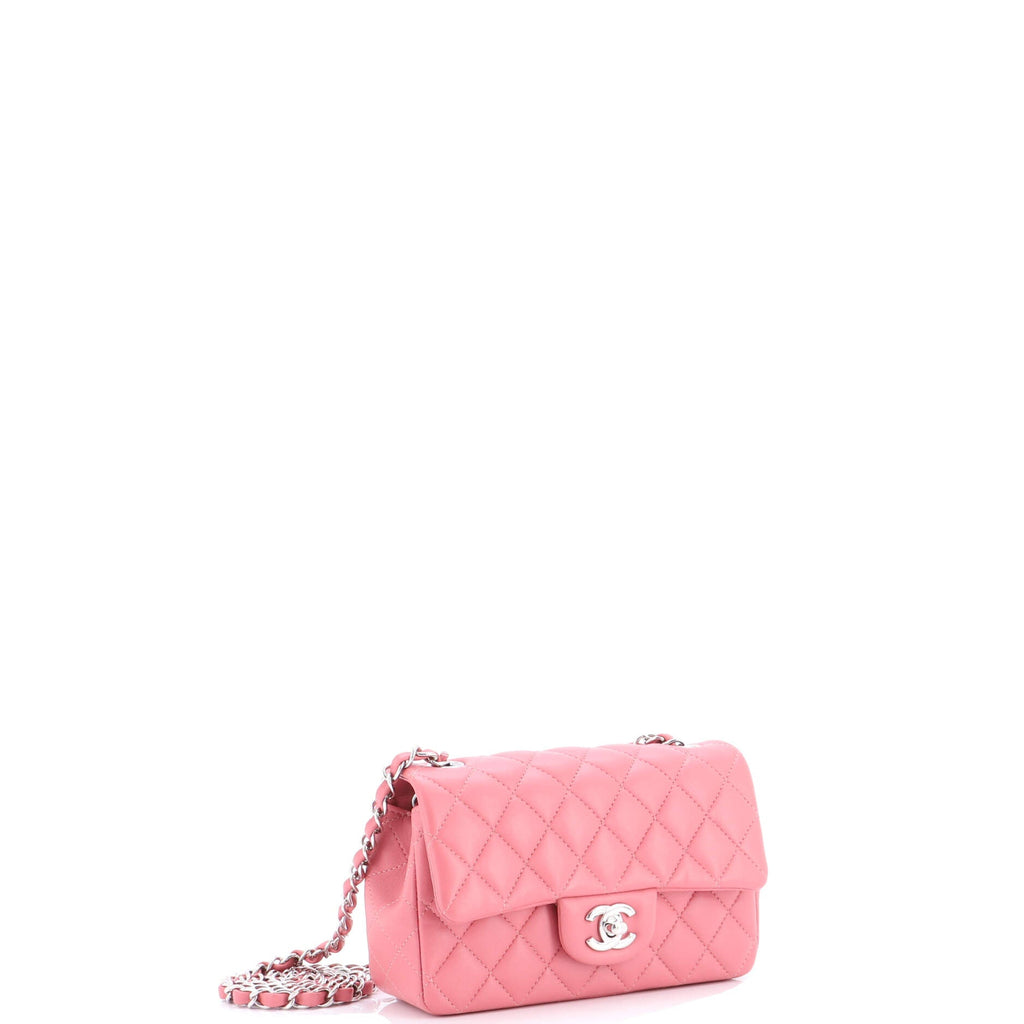 Classic Single Flap Bag Quilted Lambskin Mini