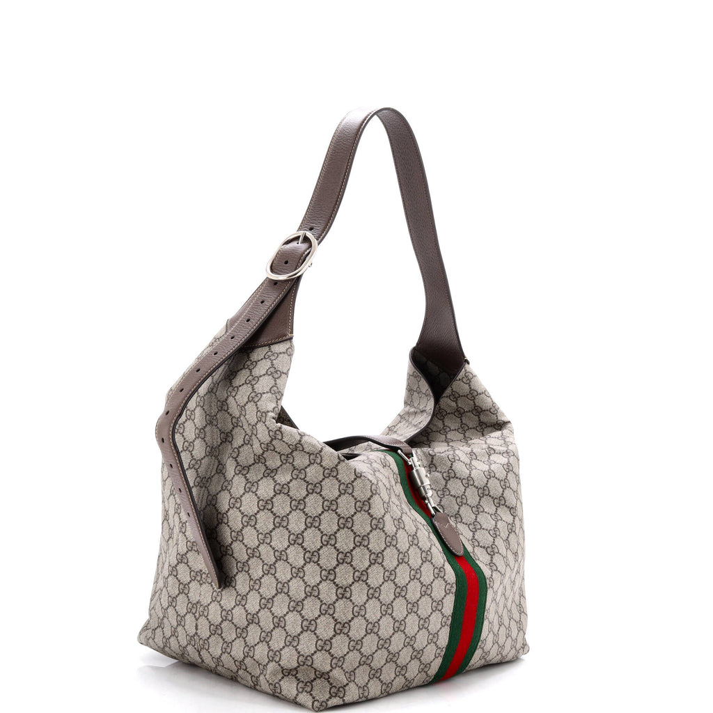 Jackie 1961 Soft Shoulder Bag GG Coated Canvas Medium