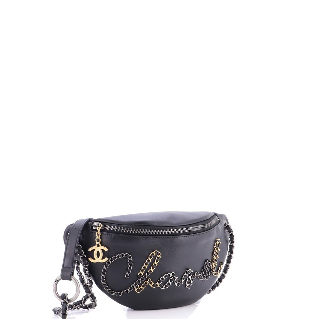 Chain Signe Waist Bag Calfskin