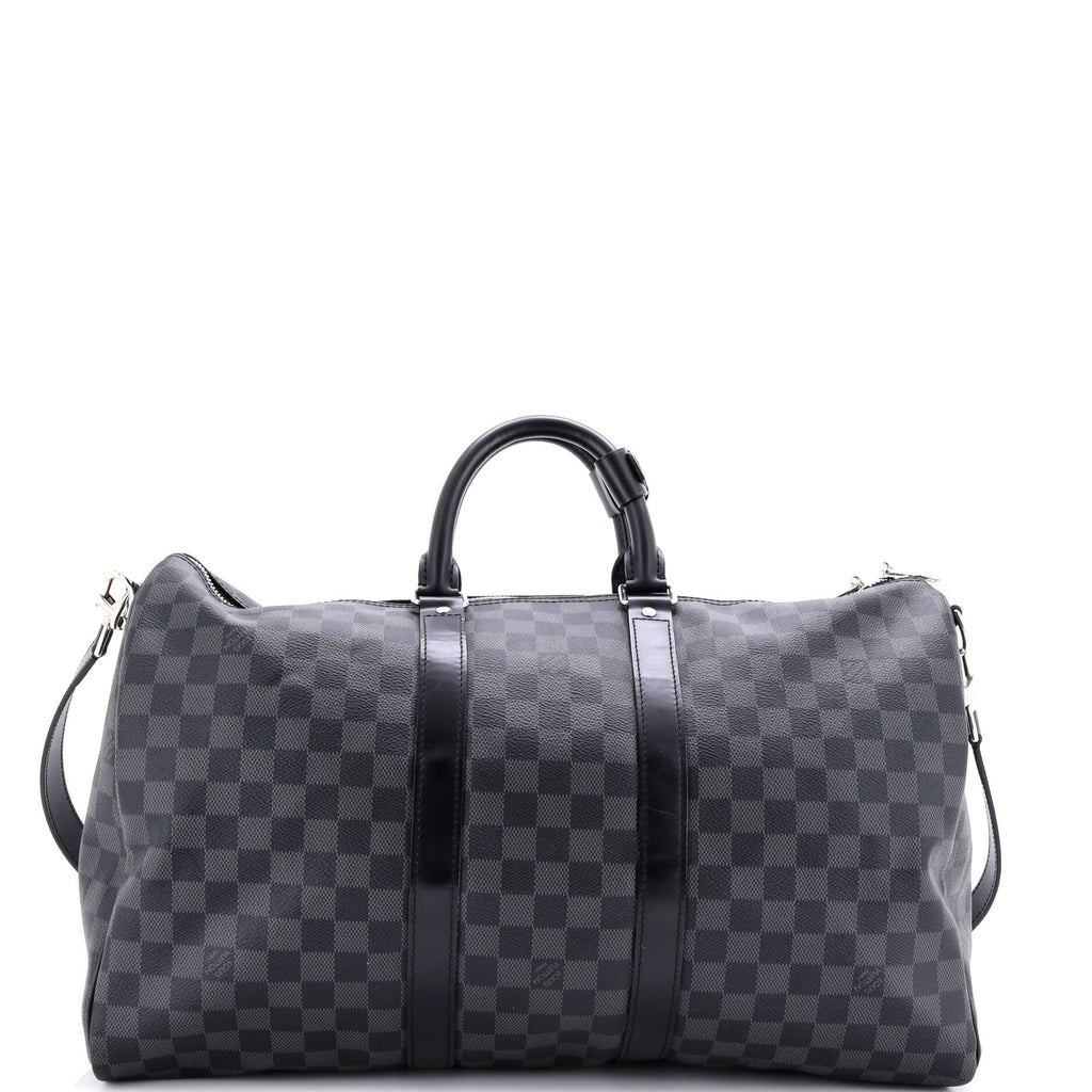 Keepall Bandouliere Bag Damier Graphite 45