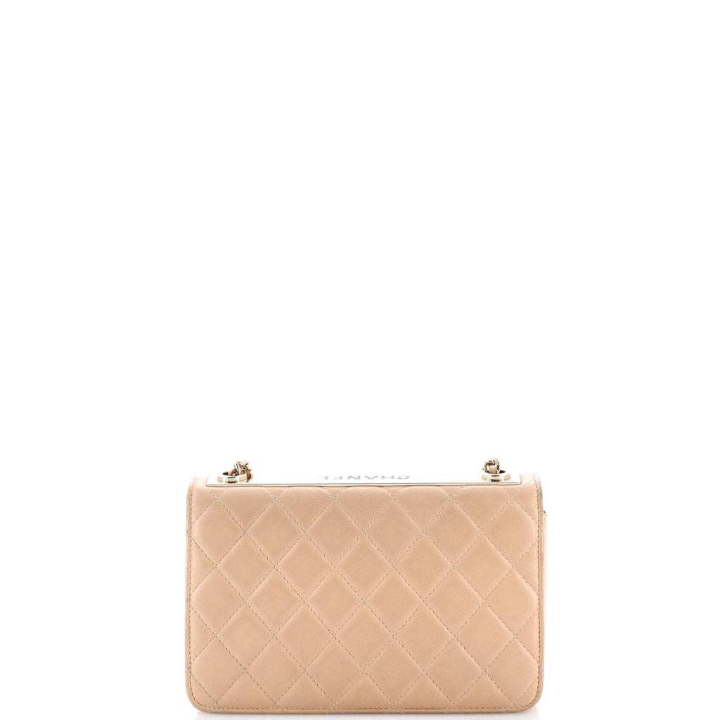 Trendy CC Wallet on Chain NM Quilted Lambskin