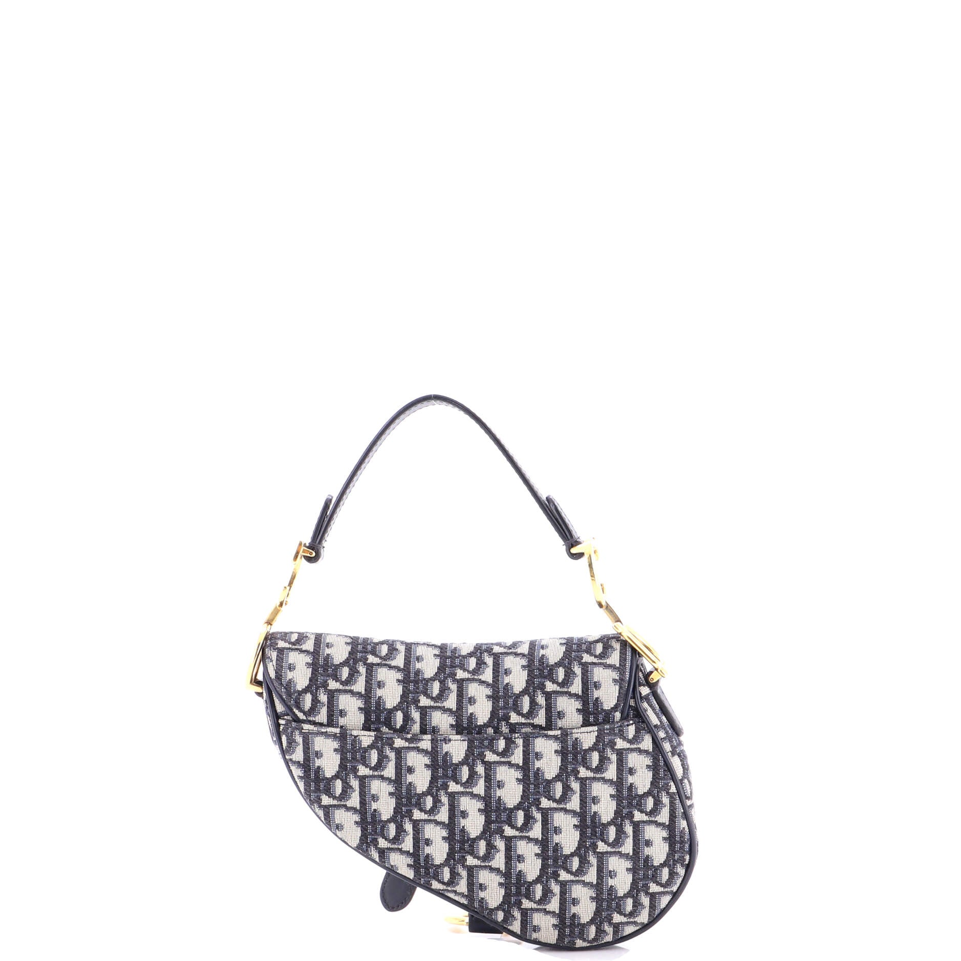 Saddle Handbag Oblique Canvas Mini
