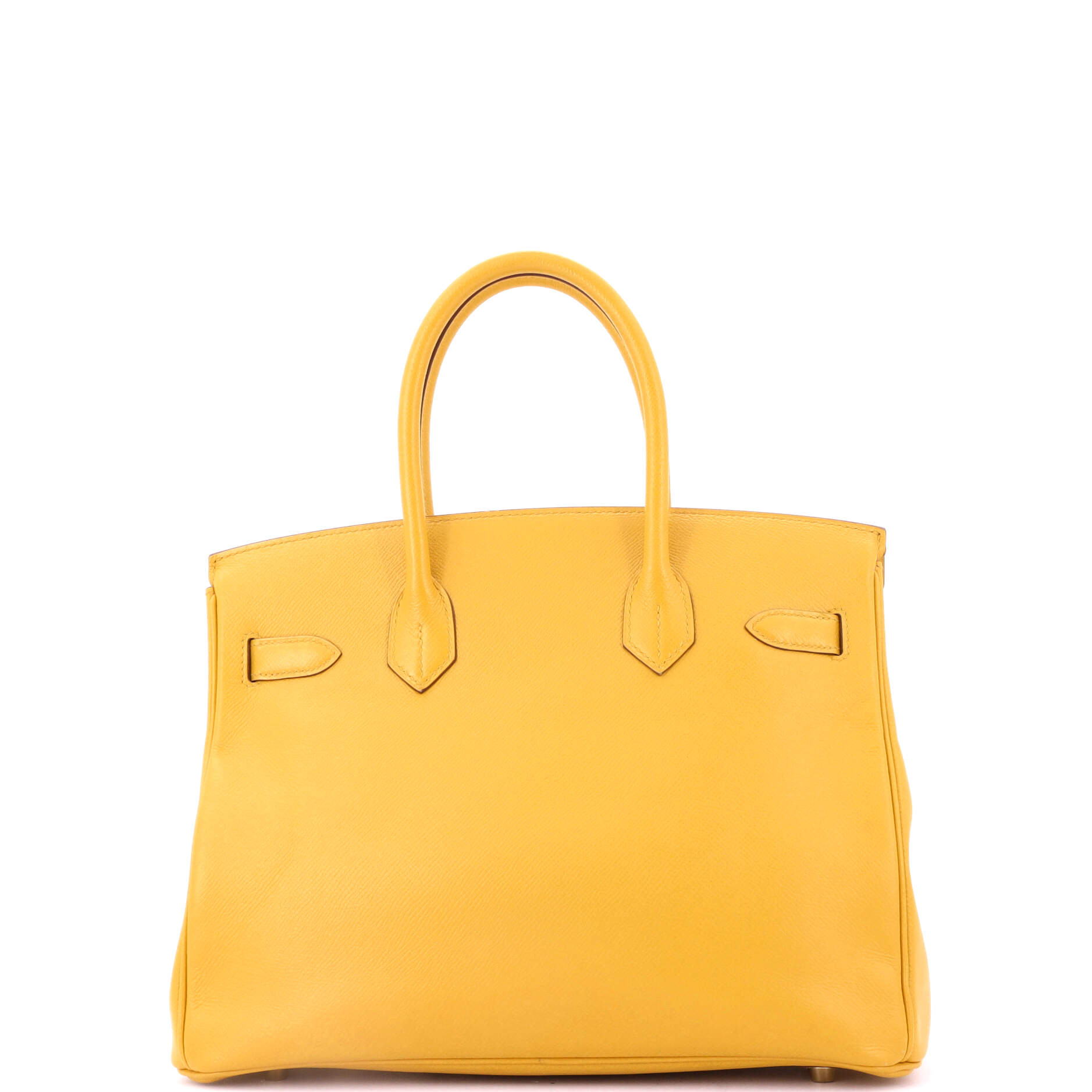 Birkin Handbag Jaune Ambre Epsom with Gold Hardware 30