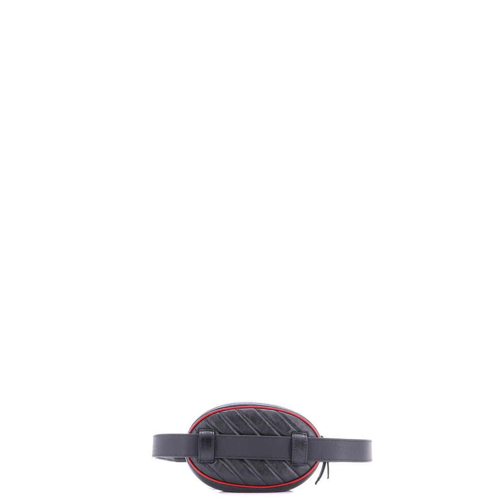 GG Marmont Belt Bag Diagonal Quilted Leather