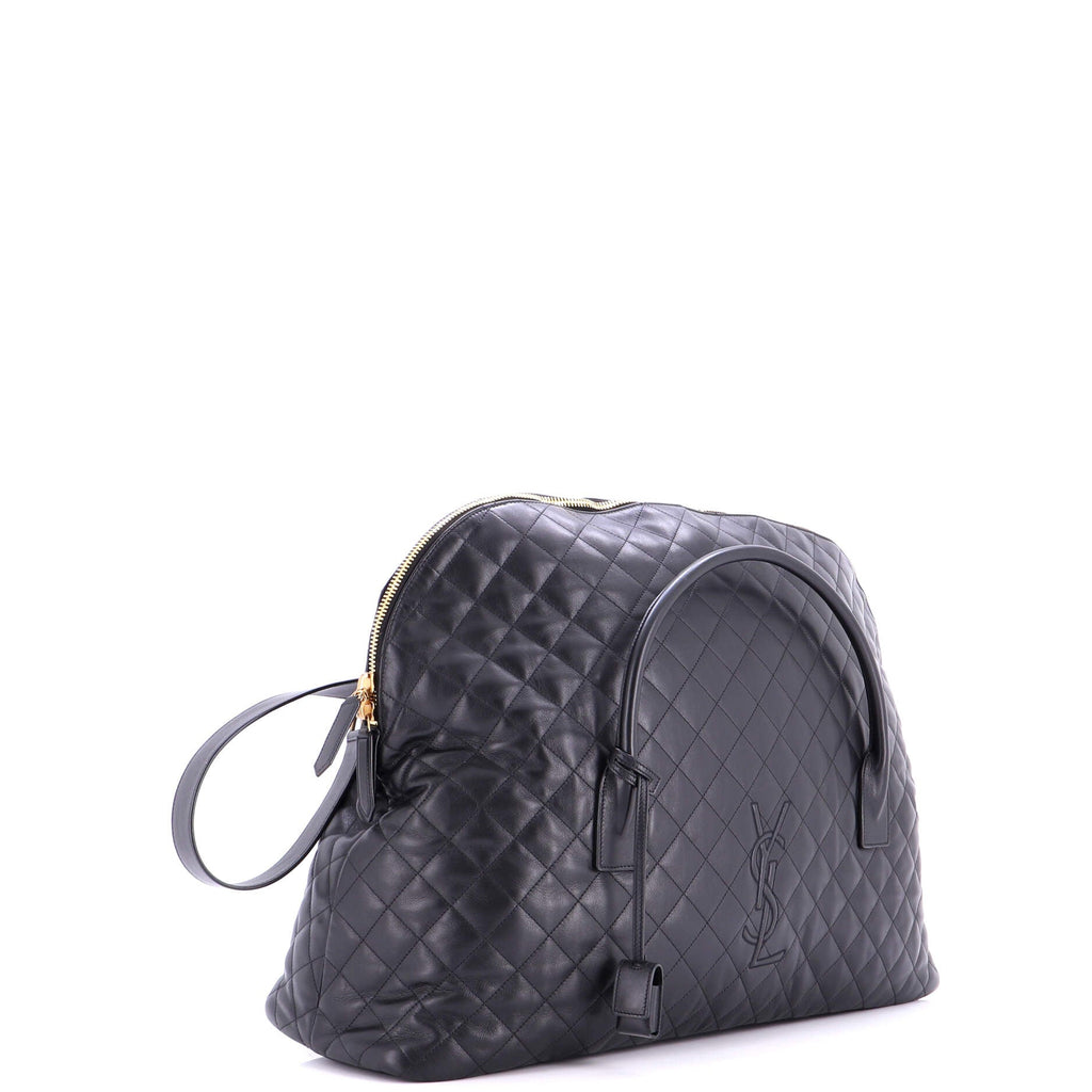 ES Giant Travel Bag Quilted Leather