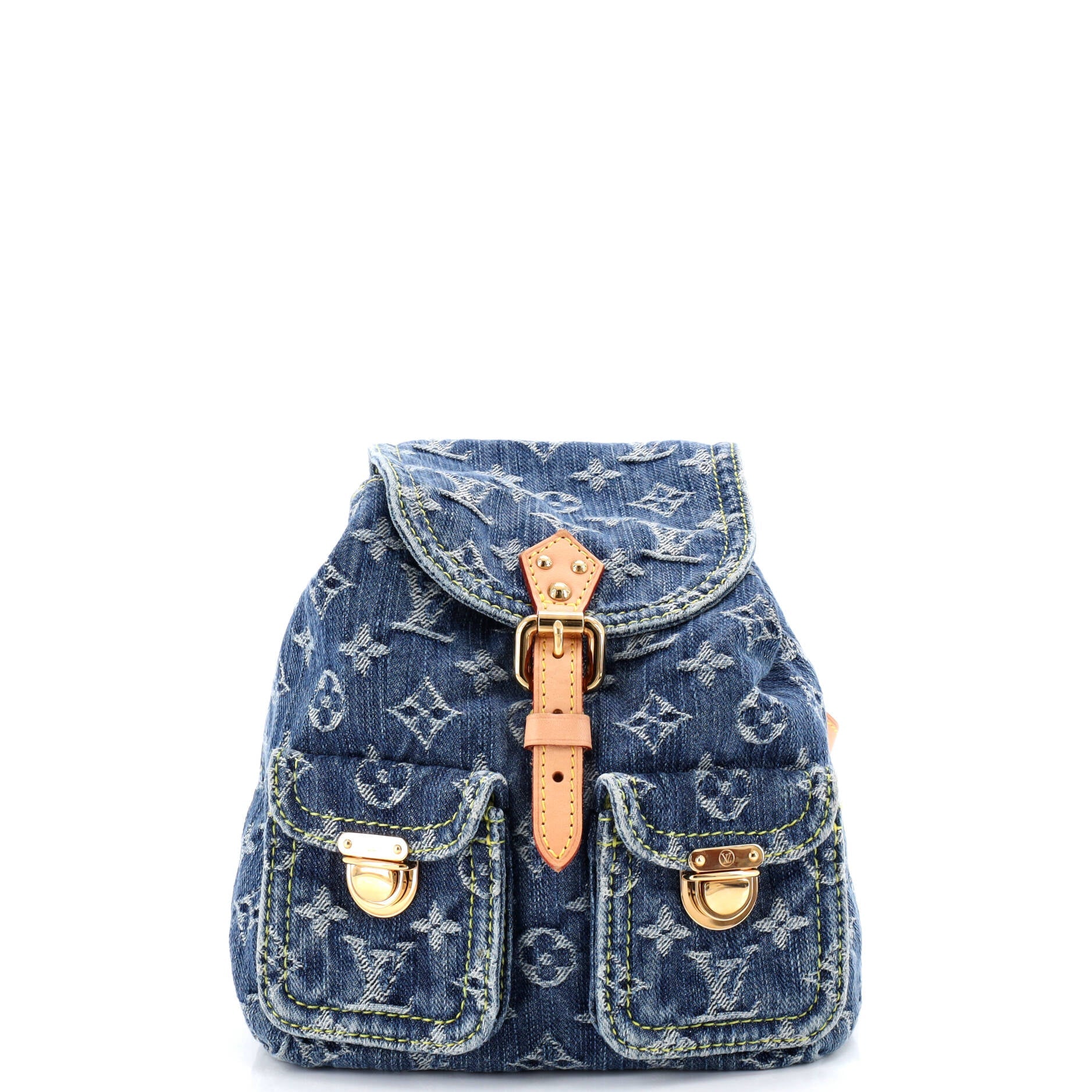 Sac a Dos Drawstring Backpack Denim PM