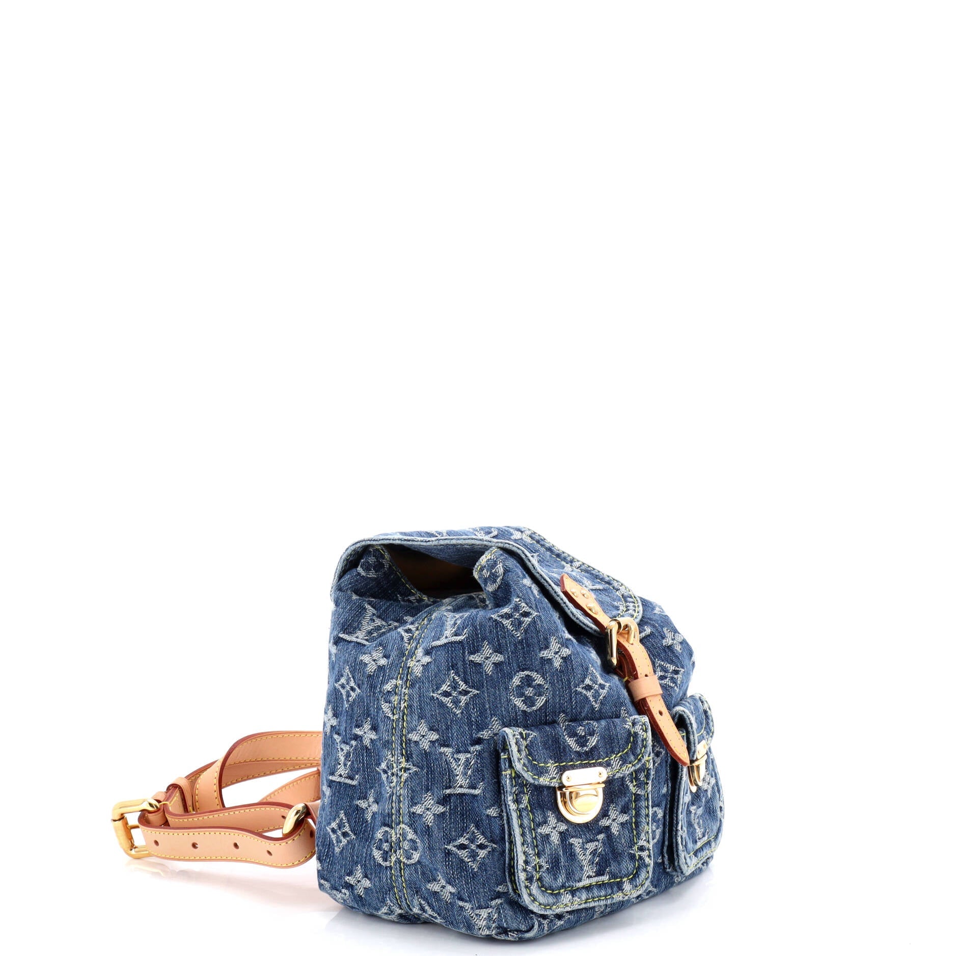Sac a Dos Drawstring Backpack Denim PM