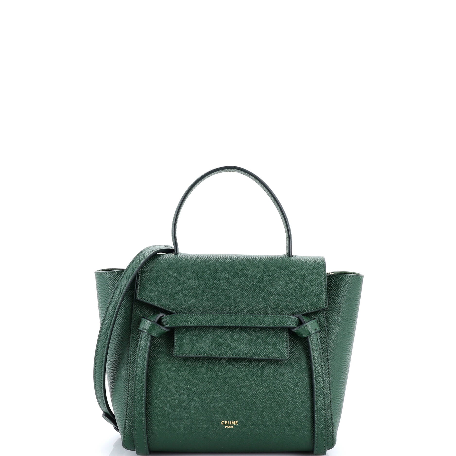 Belt Bag Textured Leather Nano