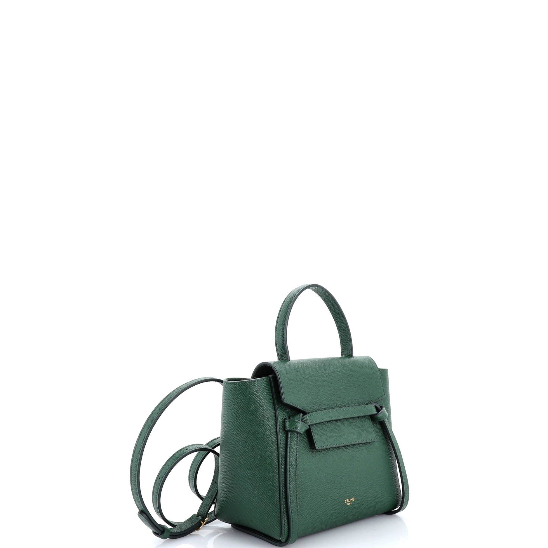 Belt Bag Textured Leather Nano