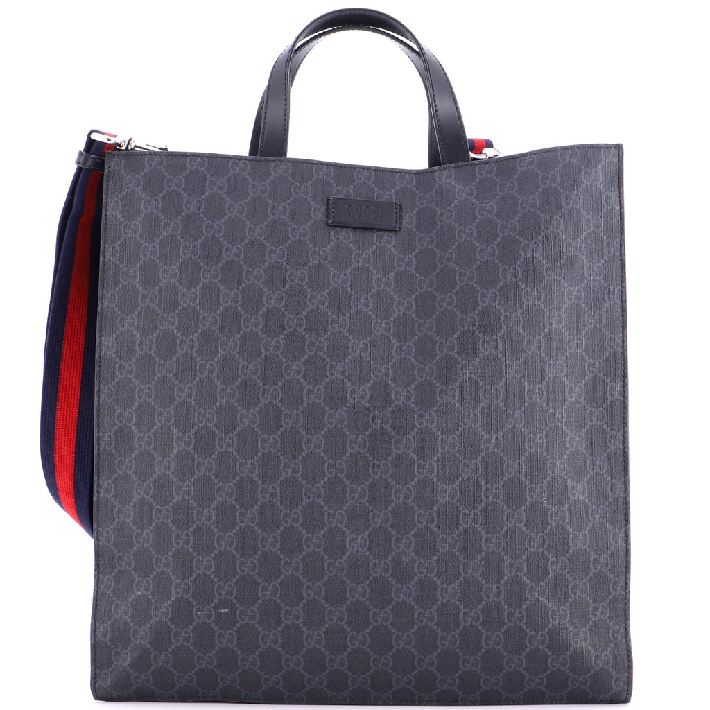 Convertible Soft Open Tote GG Coated Canvas Tall