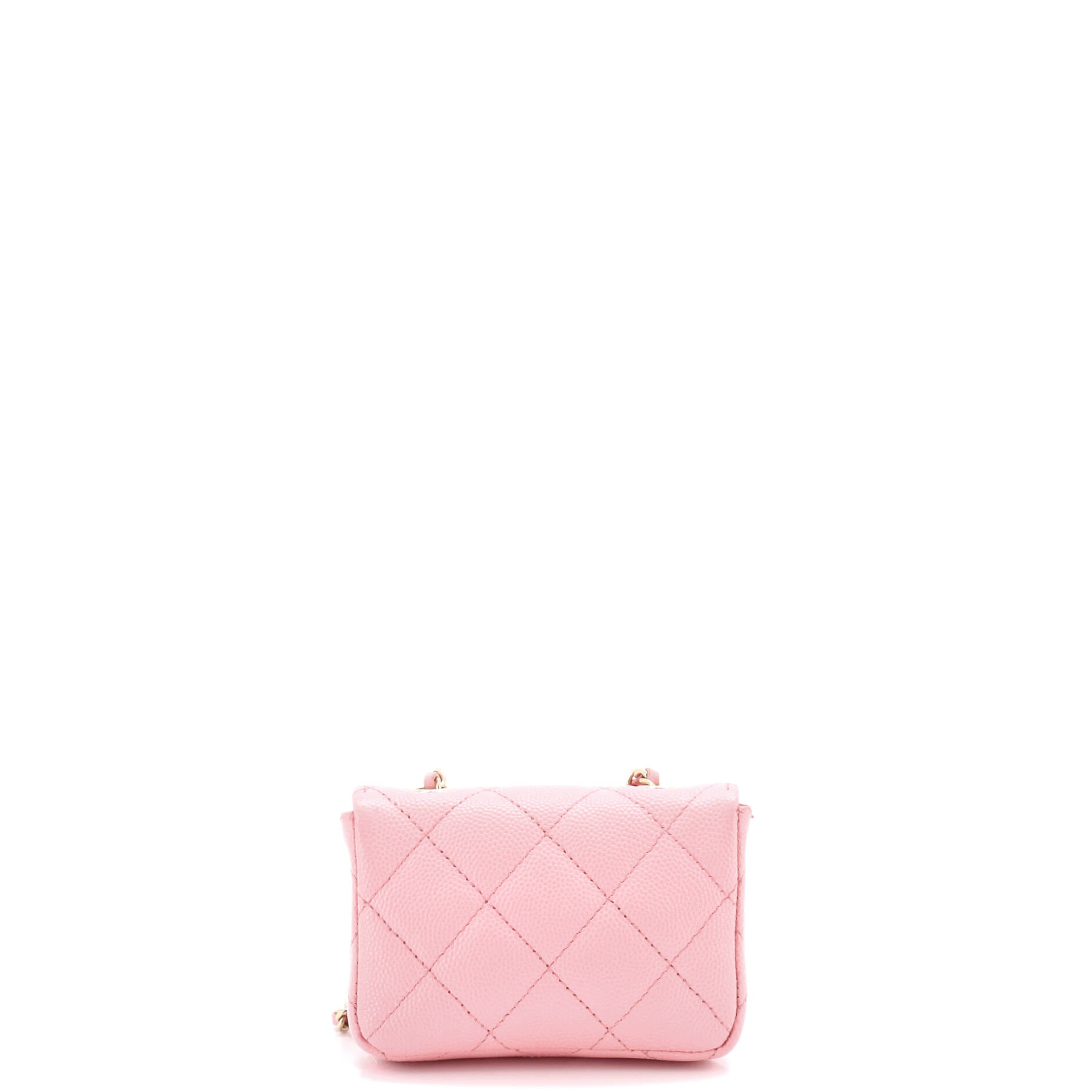 Classic Flap Chain Belt Bag Quilted Caviar Mini