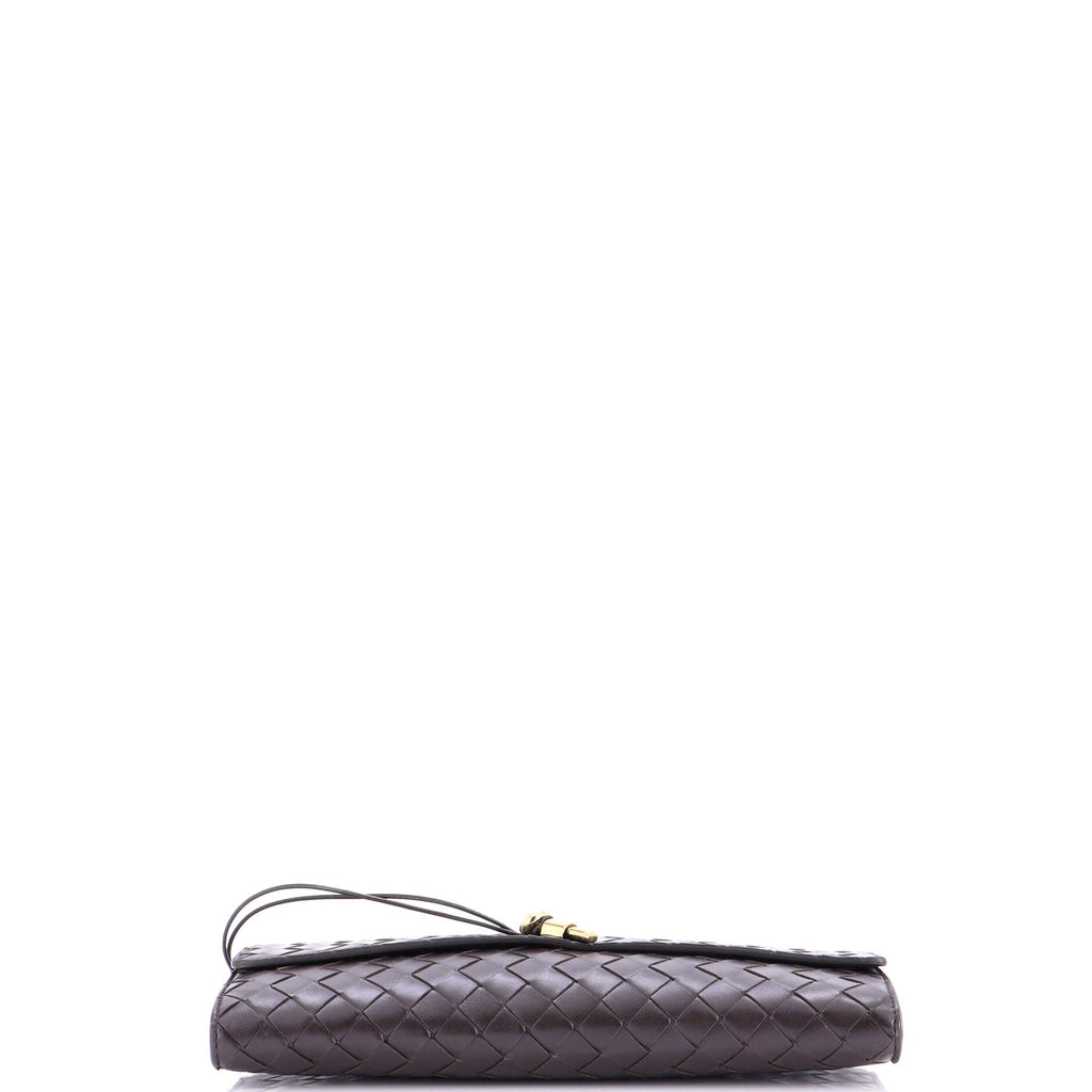 Andiamo Top Handle Clutch Intrecciato Nappa Long