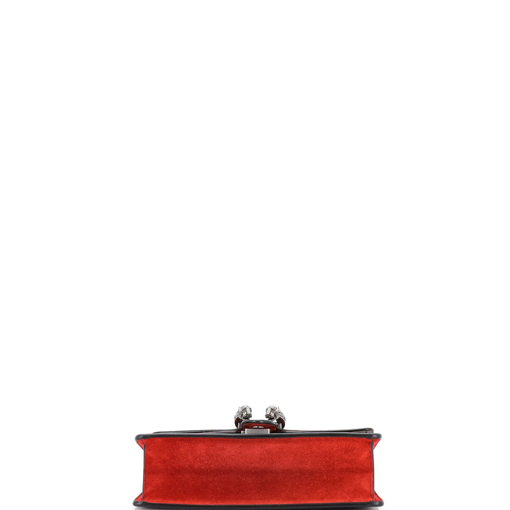 Dionysus Bag GG Coated Canvas with Crystal Embellished Metal Small