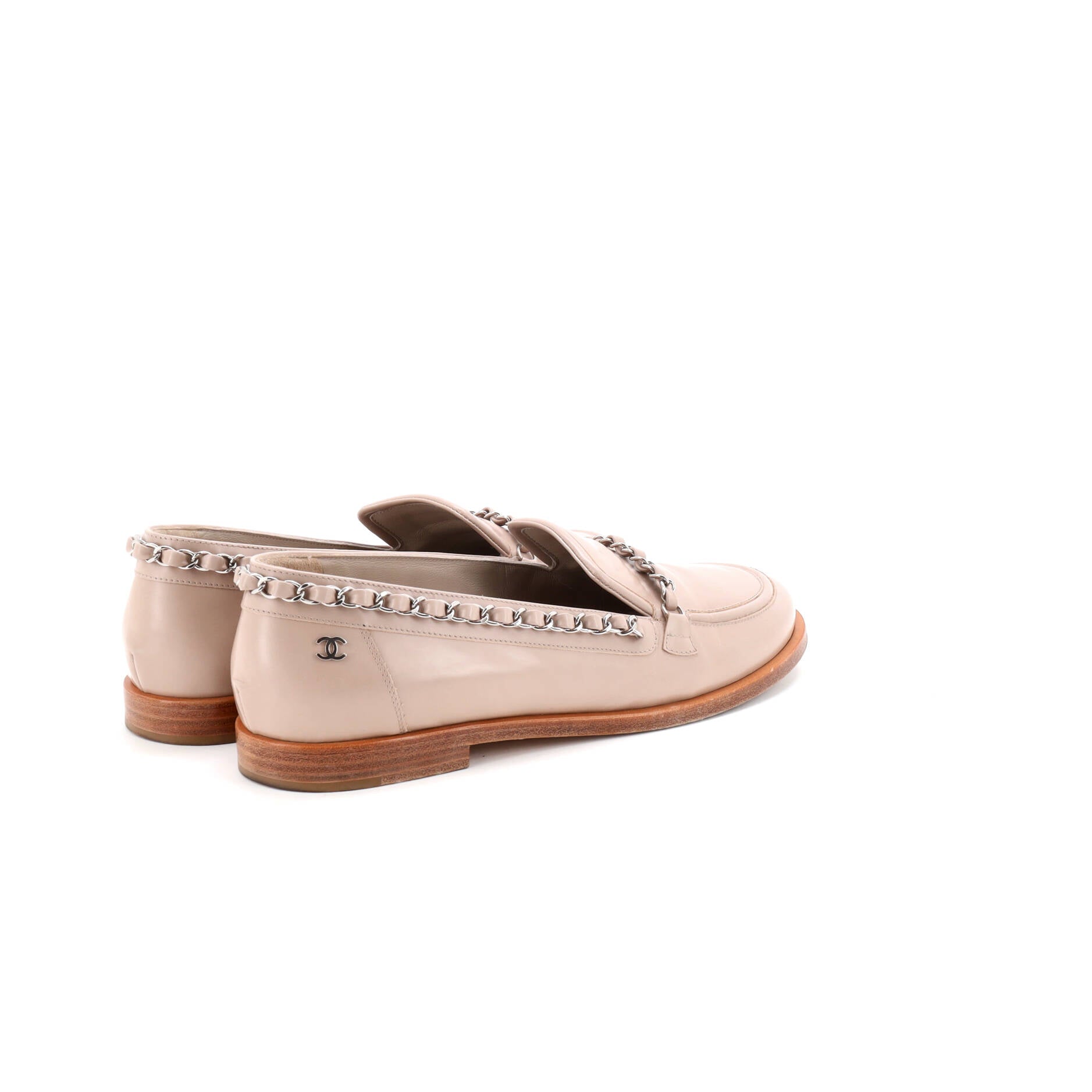Women's Chain Around Loafers Leather