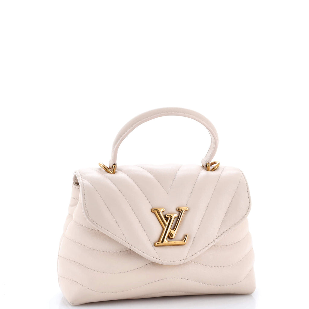 New Wave Hold Me Top Handle Bag Quilted Leather