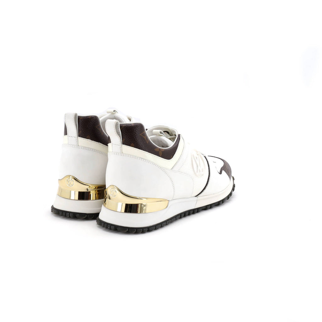 Women's Run Away Sneakers Mesh with Monogram Canvas and Leather