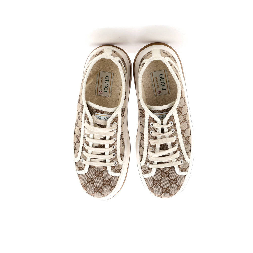 Men's Tennis Trek Sneakers GG Canvas
