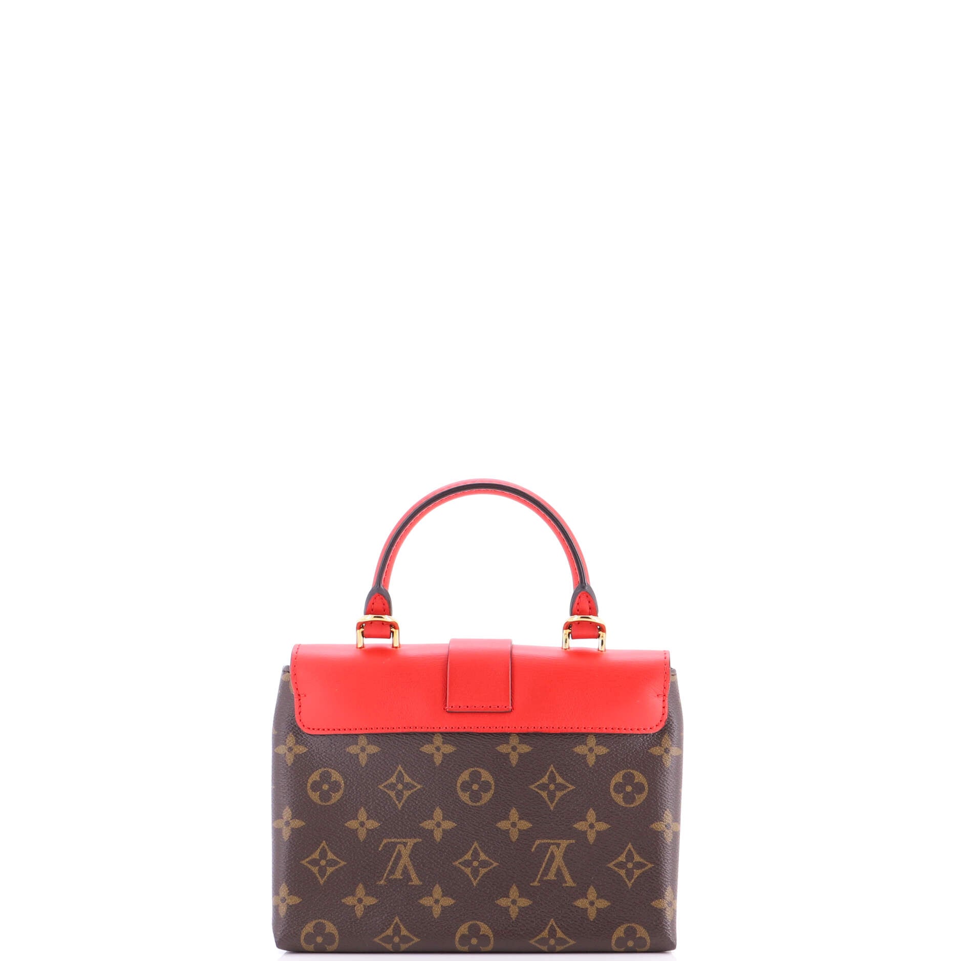 Locky Handbag Monogram Canvas with Leather BB