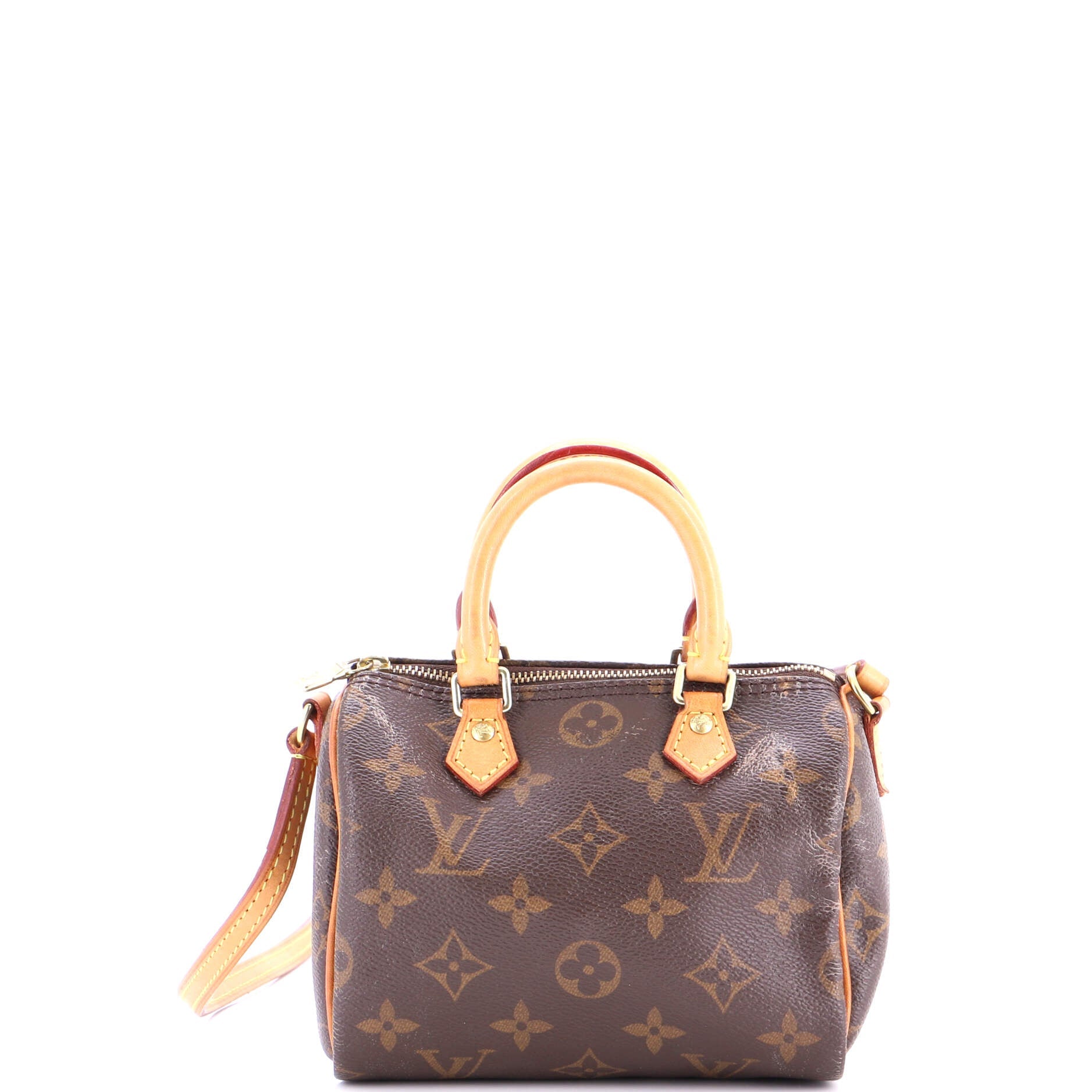 Speedy Bandouliere Bag Monogram Canvas Nano