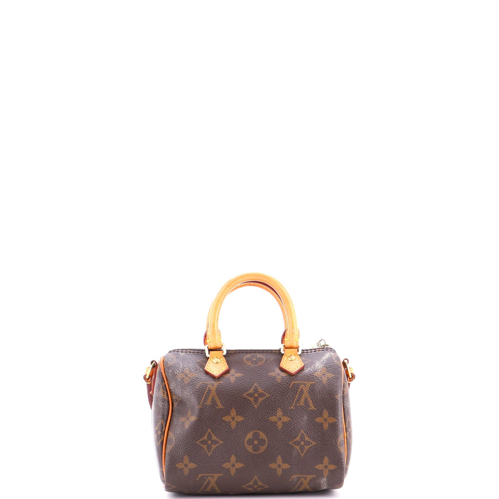 Speedy Bandouliere Bag Monogram Canvas Nano