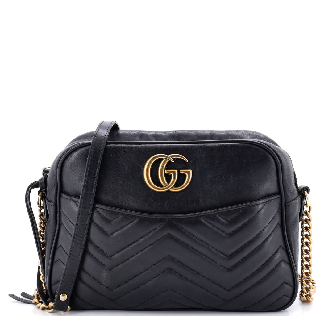 GG Marmont Shoulder Bag Matelasse Leather Medium