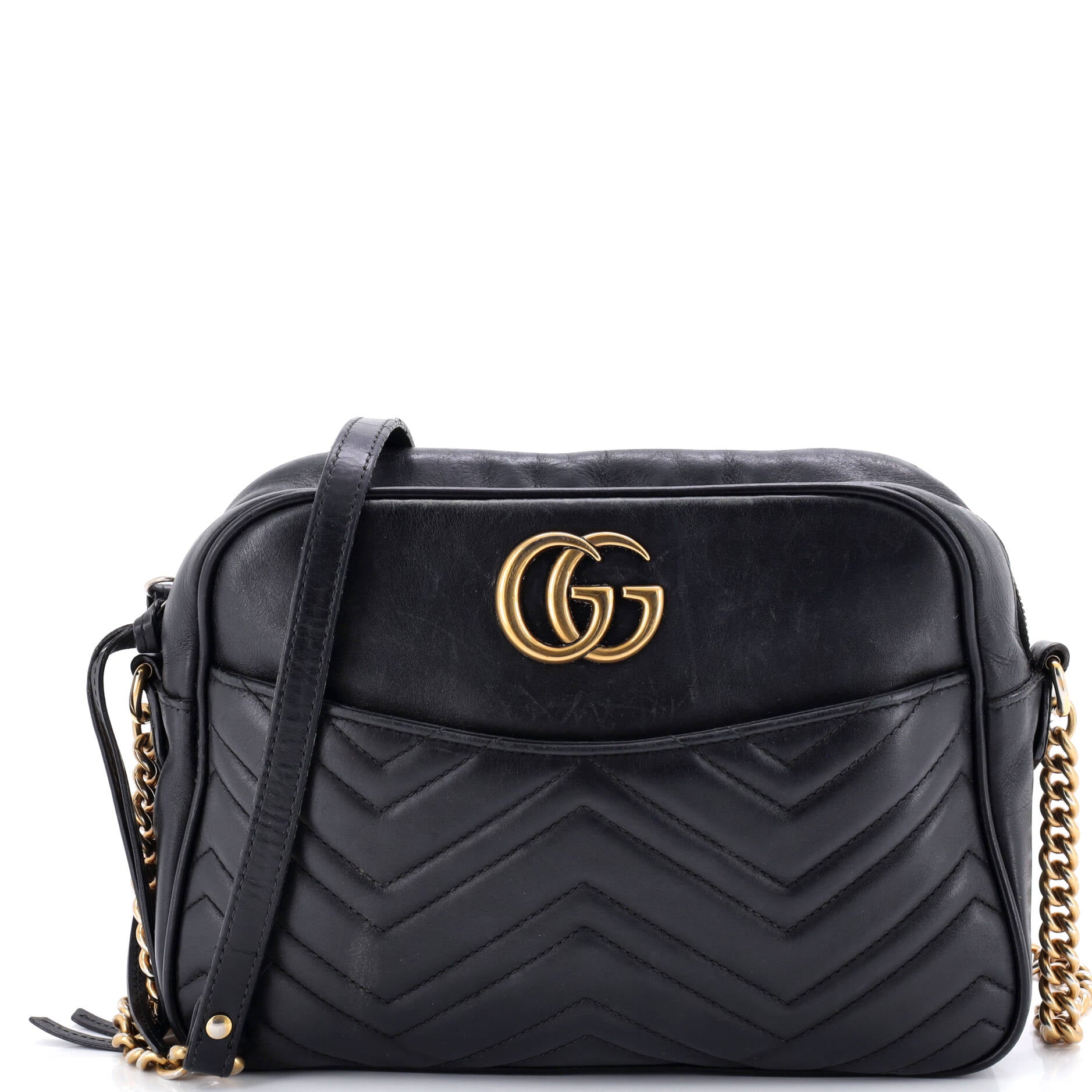 GG Marmont Shoulder Bag Matelasse Leather Medium