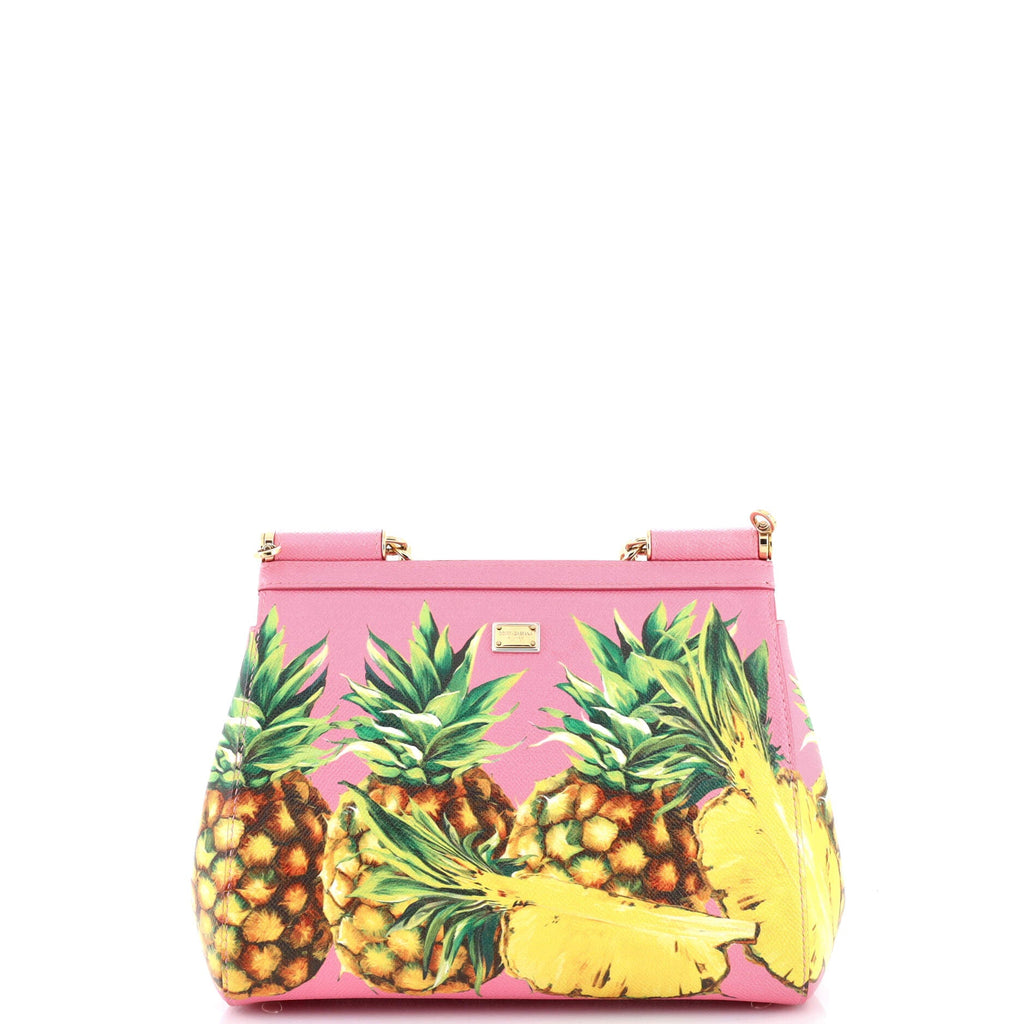 Miss Sicily Bag Printed Leather Medium