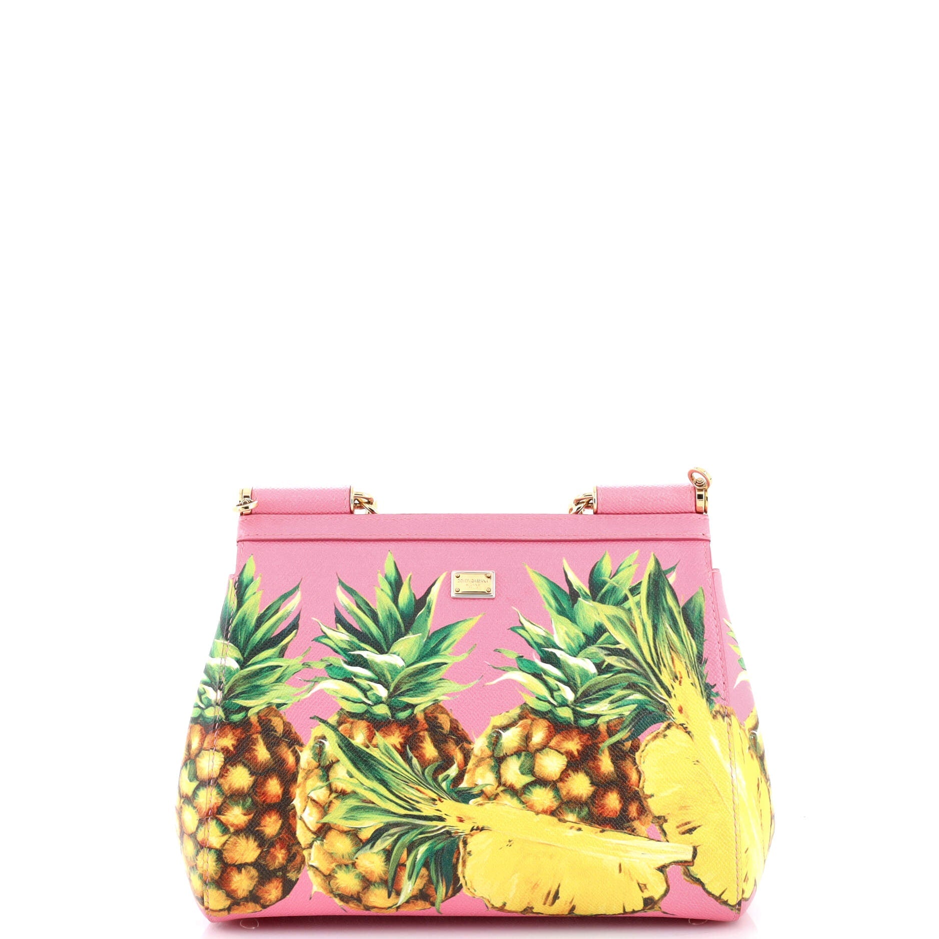 Miss Sicily Bag Printed Leather Medium