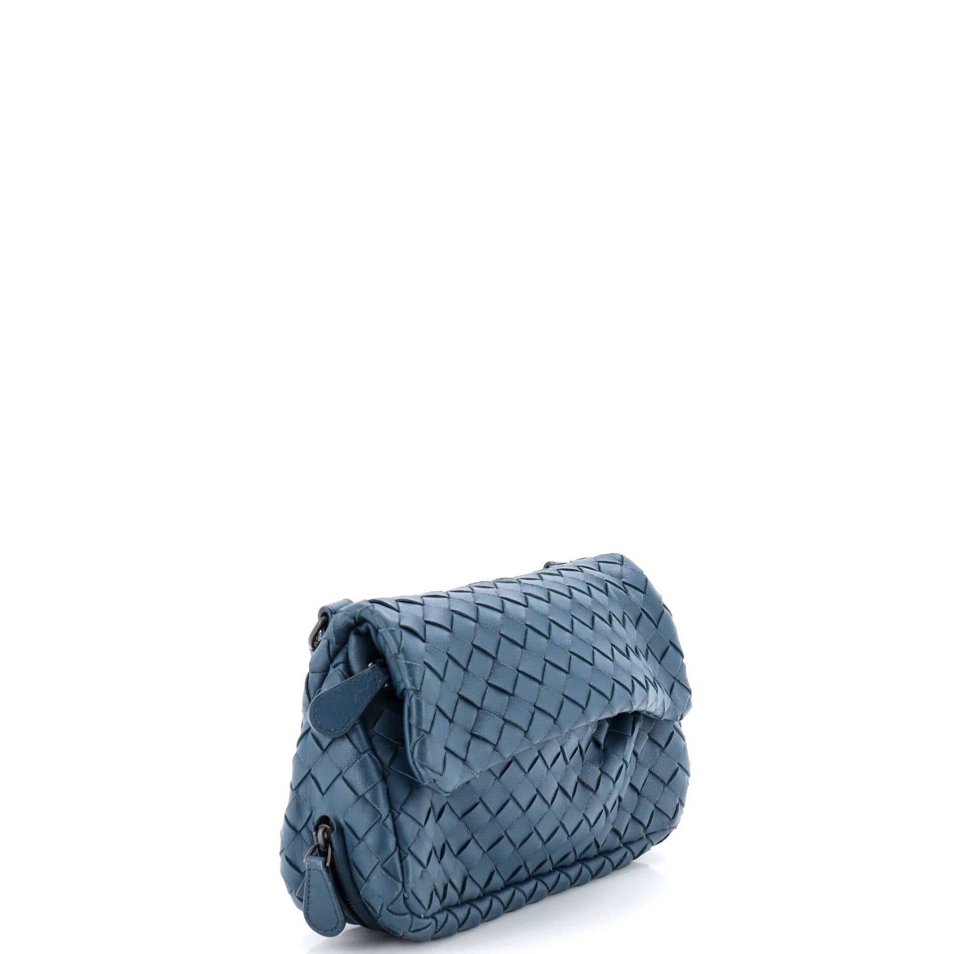 Expandable Chain Crossbody Bag Intrecciato Nappa Small