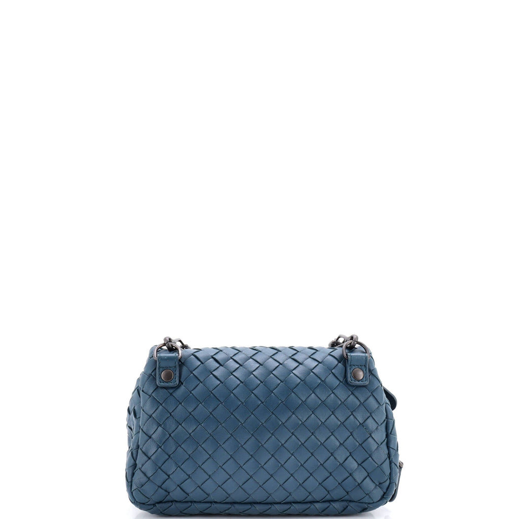 Expandable Chain Crossbody Bag Intrecciato Nappa Small