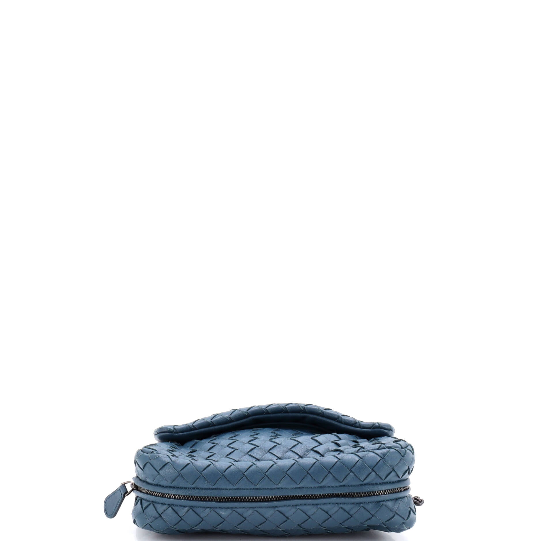 Expandable Chain Crossbody Bag Intrecciato Nappa Small