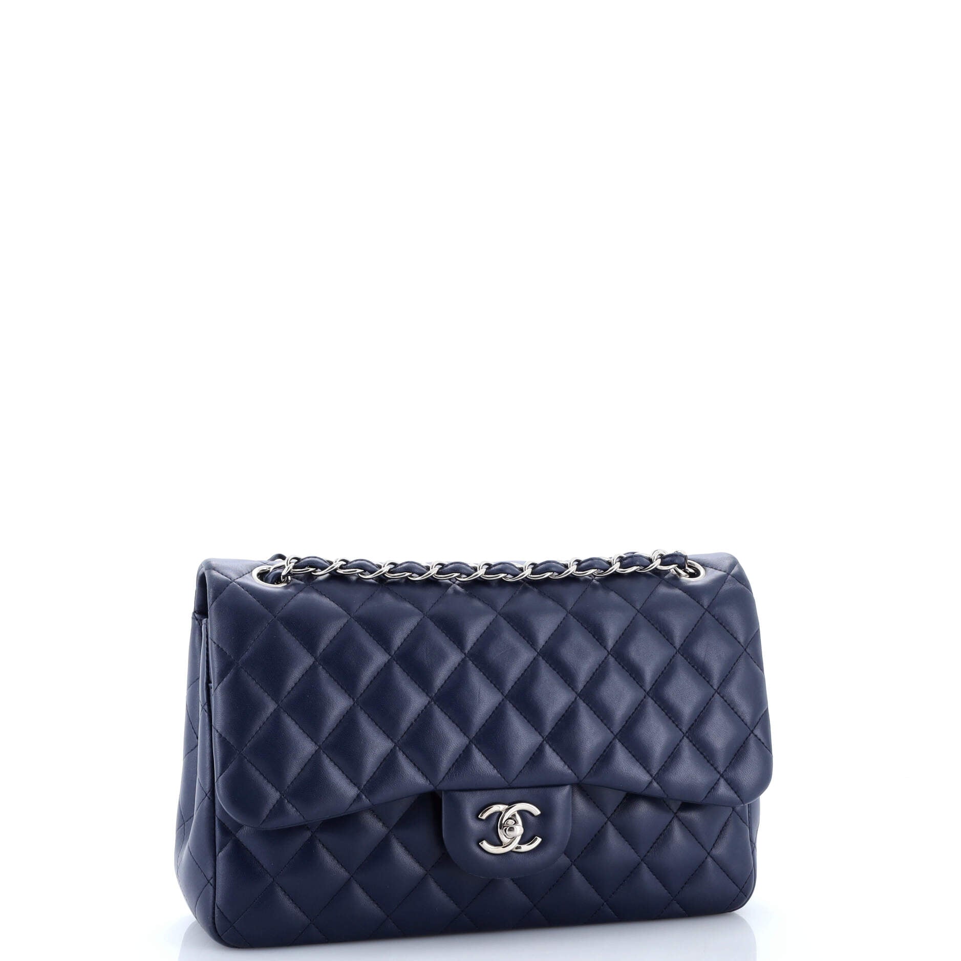 Classic Double Flap Bag Quilted Lambskin Jumbo