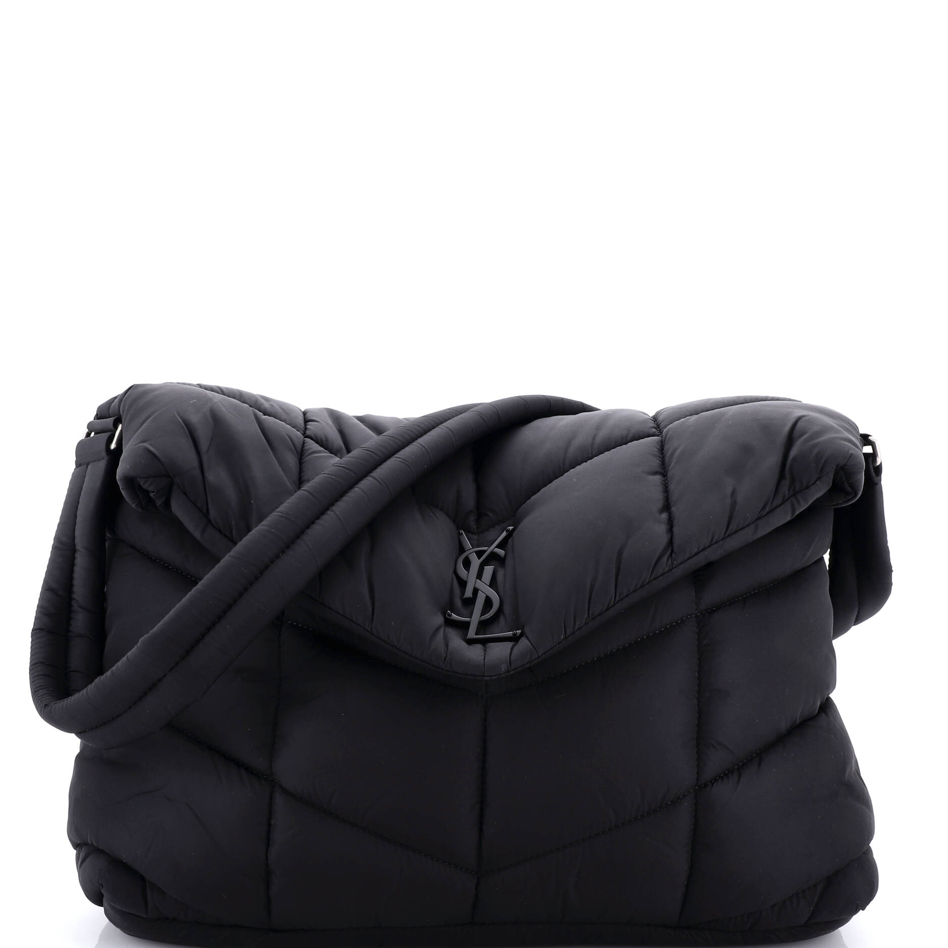 Loulou Puffer Messenger Bag Quilted Econyl