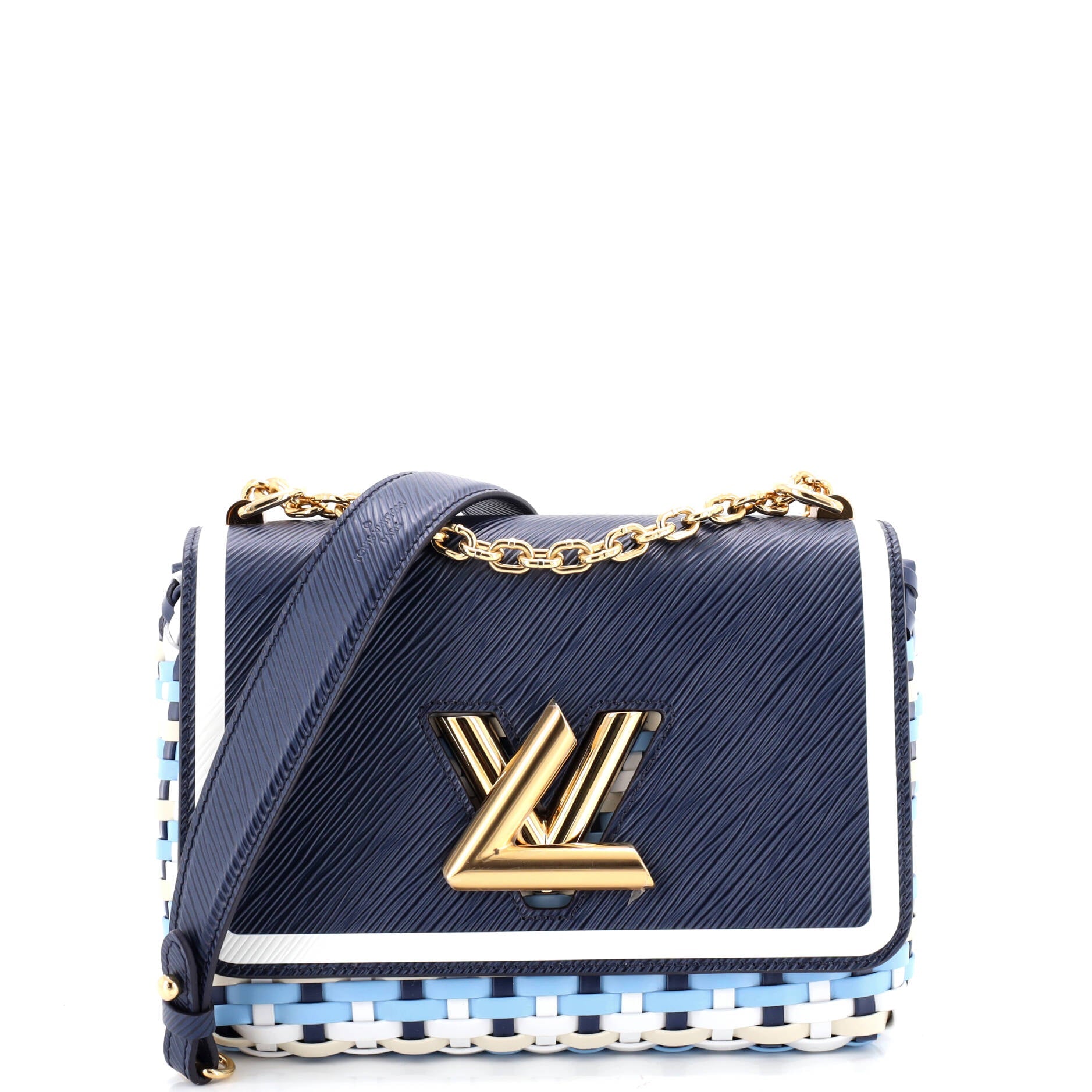Twist Guinguette Handbag Epi and Braided Leather MM