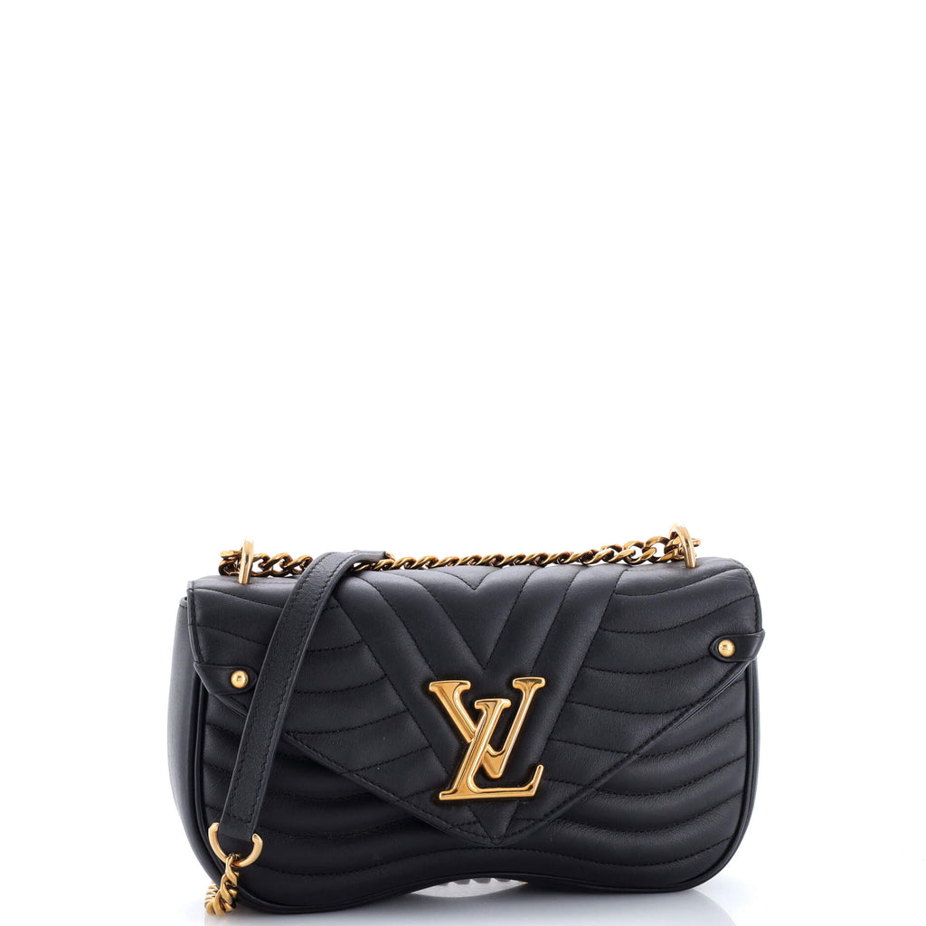 New Wave Chain Bag Quilted Leather MM