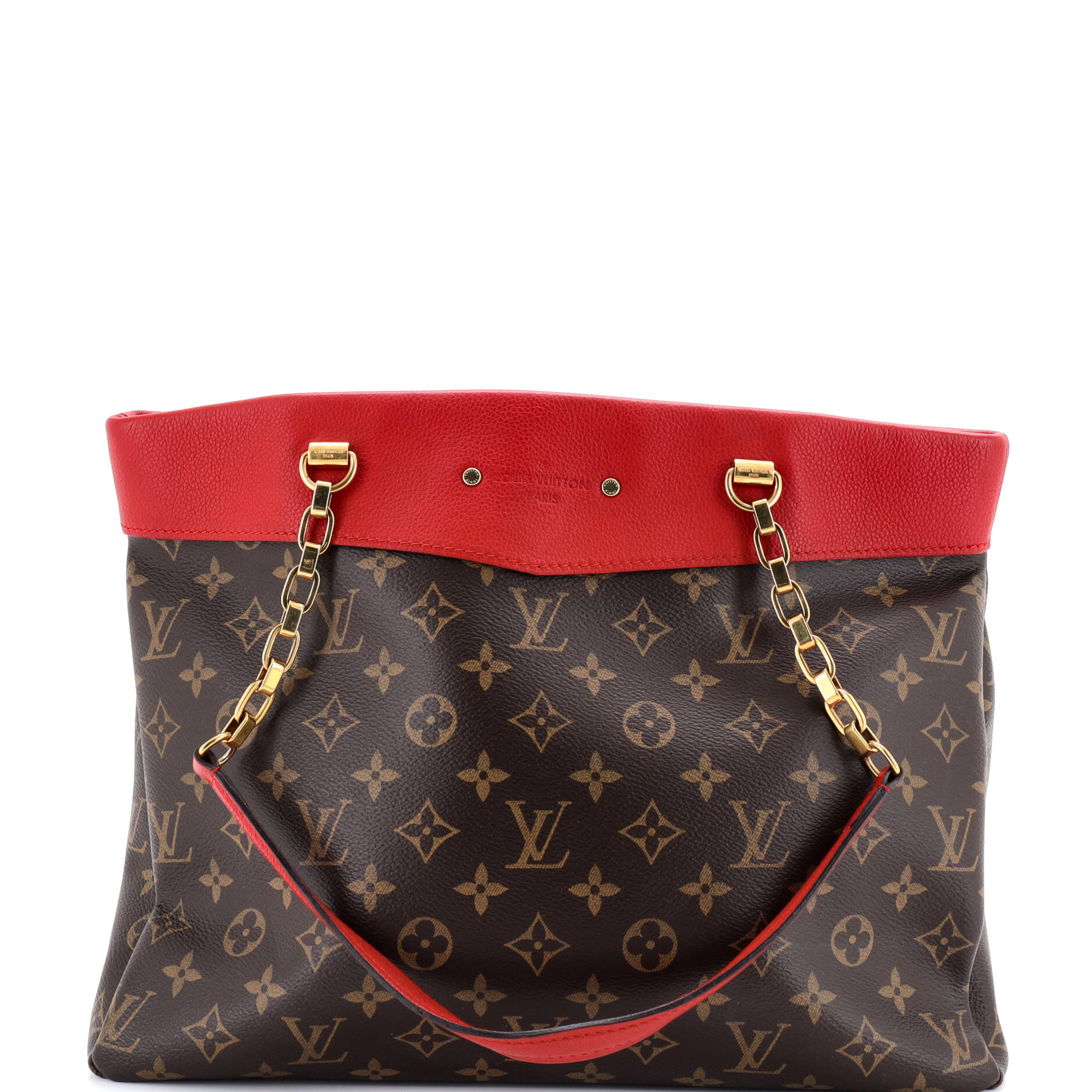 Pallas Shopper Monogram Canvas and Calfskin