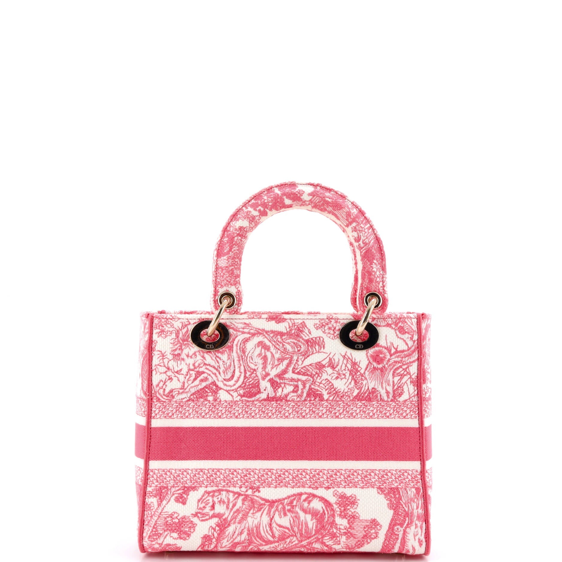 Toile de Jouy Lady D-Lite Bag Embroidered Canvas