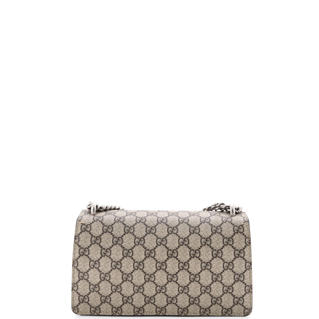Dionysus Bag GG Coated Canvas with Crystal Embellished Metal Small