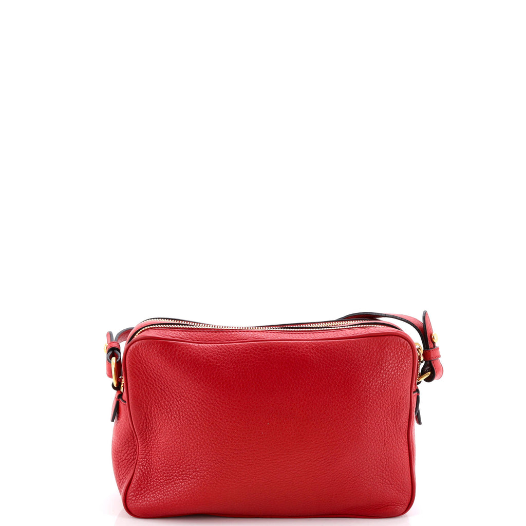 Double Zip Camera Bag Vitello Phenix Medium