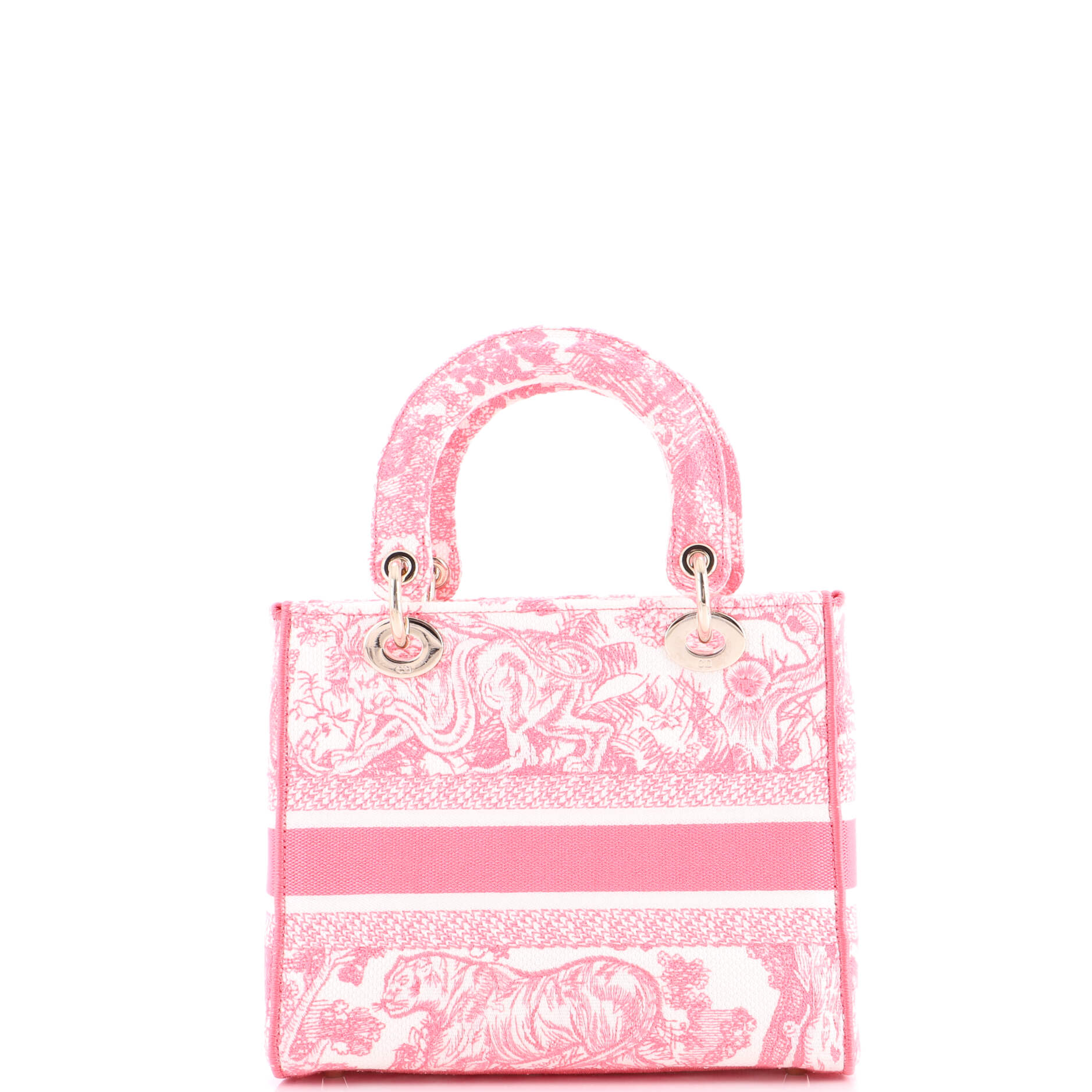 Toile de Jouy Lady D-Lite Bag Embroidered Canvas