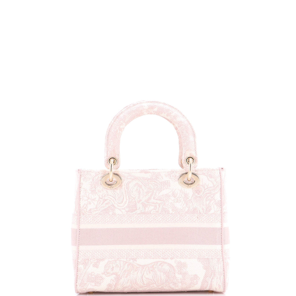 Toile de Jouy Lady D-Lite Bag Embroidered Canvas